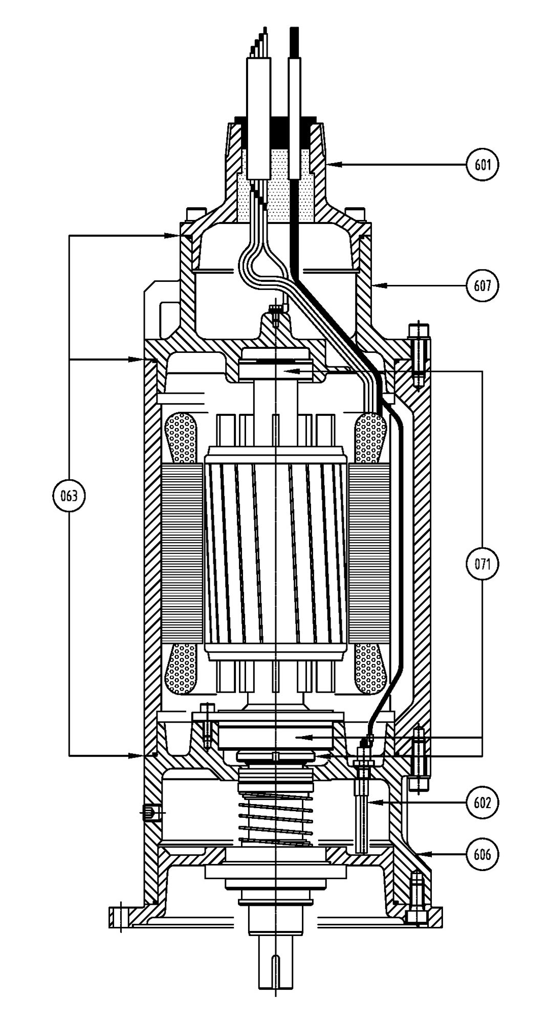 Frame 210-360 Common Motor Parts